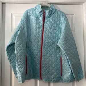 Columbia Omni-Heat Jacket with Red and Gray Accents